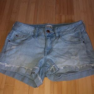 Lightwash Denim Shorts